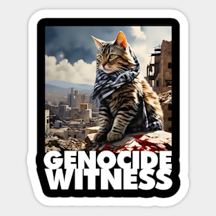 Genocide Witness VII Sticker